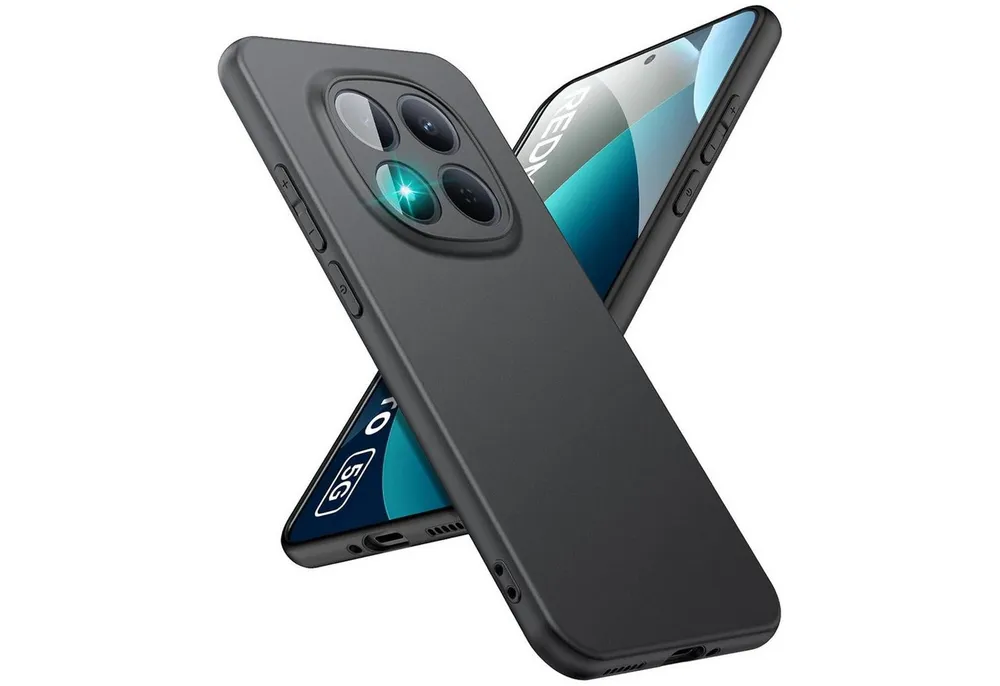 CoolGadget Handyhülle Black Series Handy Hülle für Xiaomi Redmi Note 15 Pro 5G 6,83 Zoll, Edle Silikon Schlicht Schutzhülle für Redmi Note 15 Pro 5G Hülle