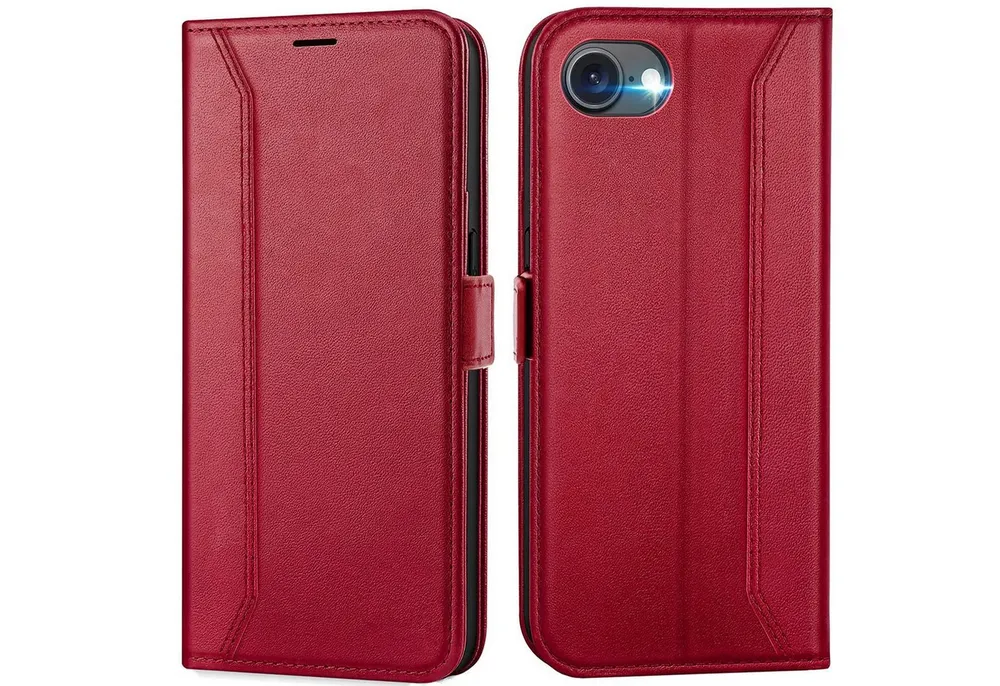 CoolGadget Handyhülle Book Case Elegance Tasche für iPhone 17e / iPhone 16e 6,1 Zoll, Hülle Magnet Klapphülle Flip Case für iPhone 16e Schutzhülle