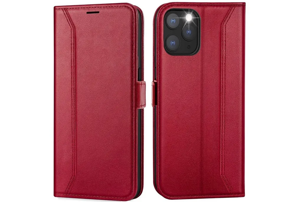 CoolGadget Handyhülle Book Case Elegance Tasche für Apple iPhone 11 Pro 5,8 Zoll, Hülle Magnet Klapphülle Flip Case für iPhone 11 Pro Schutzhülle