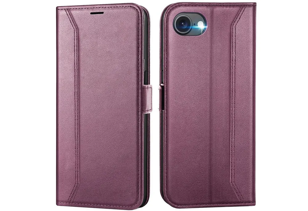 CoolGadget Handyhülle Book Case Elegance Tasche für iPhone 17e / iPhone 16e 6,1 Zoll, Hülle Magnet Klapphülle Flip Case für iPhone 16e Schutzhülle