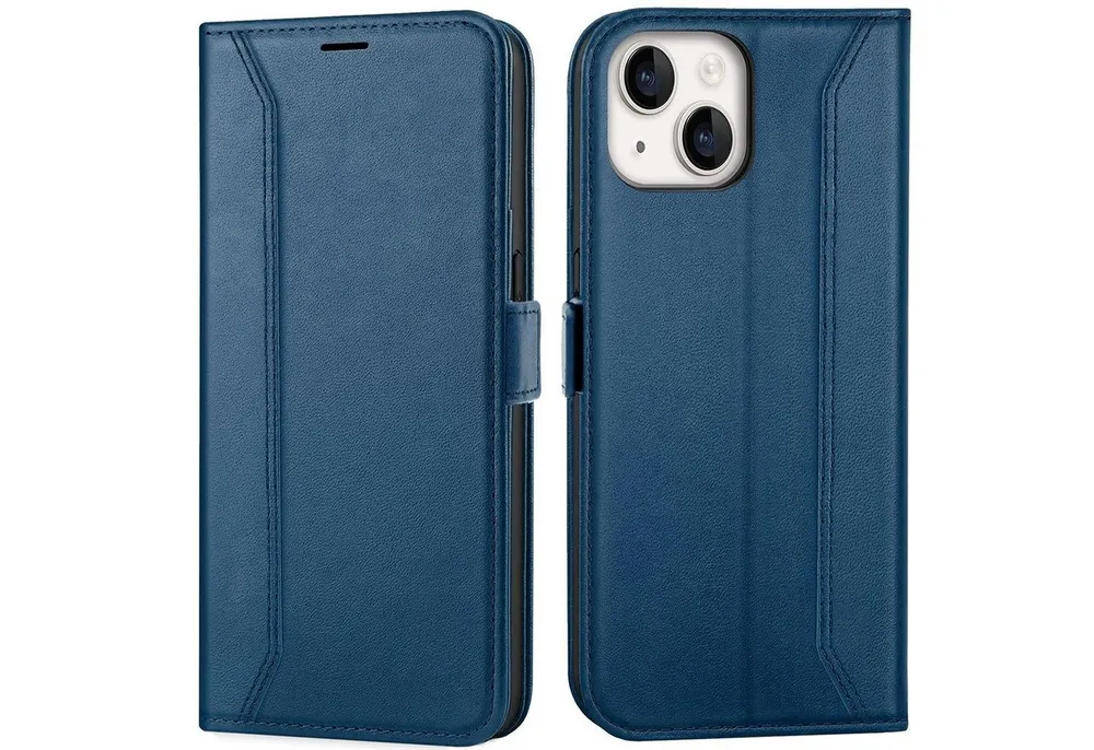 CoolGadget Handyhülle Book Case Elegance Tasche für Apple iPhone 14 6,1 Zoll, Hülle Magnet Klapphülle Flip Case für iPhone 14 Schutzhülle