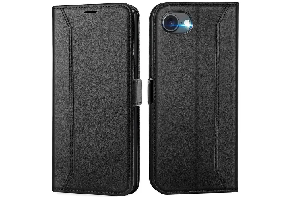 CoolGadget Handyhülle Book Case Elegance Tasche für iPhone 17e / iPhone 16e 6,1 Zoll, Hülle Magnet Klapphülle Flip Case für iPhone 16e Schutzhülle
