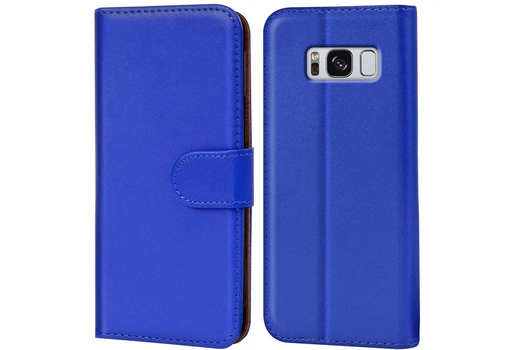 CoolGadget Handyhülle Book Case Handy Tasche für Samsung Galaxy S8 Plus 6,2 Zoll, Hülle Klapphülle Flip Cover für Samsung S8+ Schutzhülle stoßfest