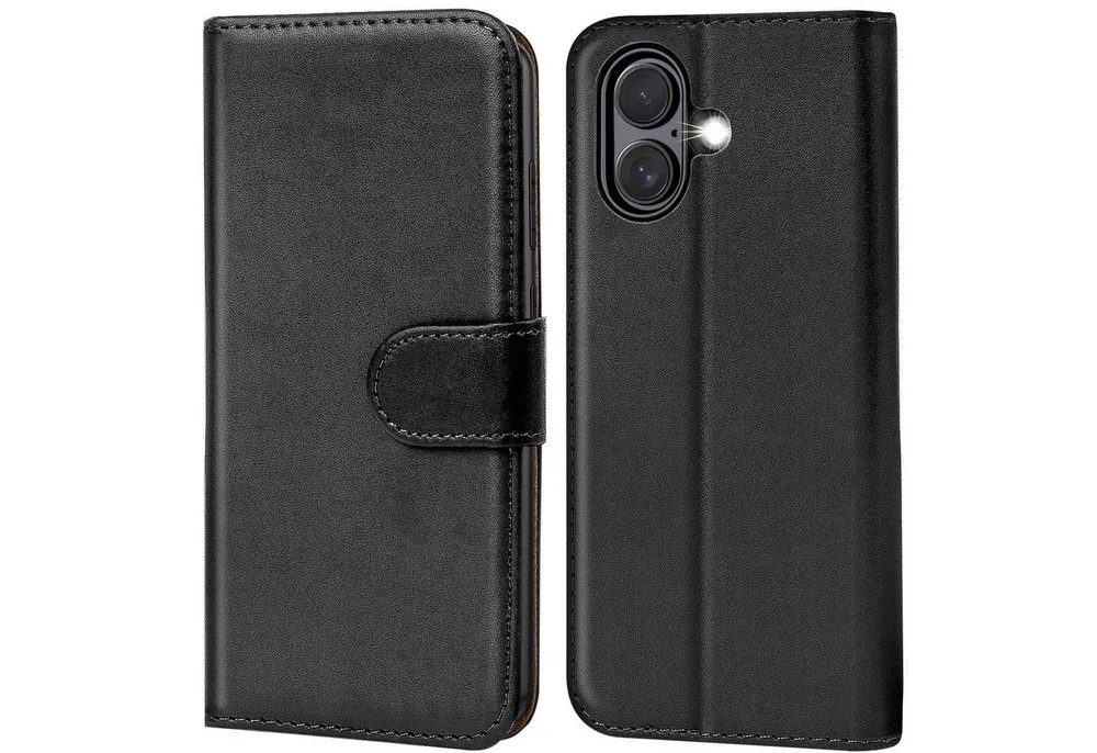 CoolGadget Handyhülle Book Case Handy Tasche für Apple iPhone 17 6,3 Zoll, Hülle Klapphülle Flip Cover für iPhone 17 Schutzhülle stoßfest