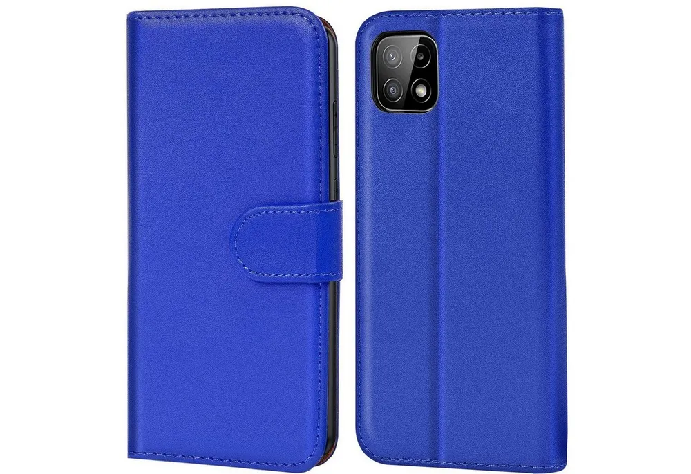 CoolGadget Handyhülle Book Case Handy Tasche für Samsung Galaxy A22 5G 6,6 Zoll, Hülle Klapphülle Flip Cover für Samsung A22 5G Schutzhülle stoßfest
