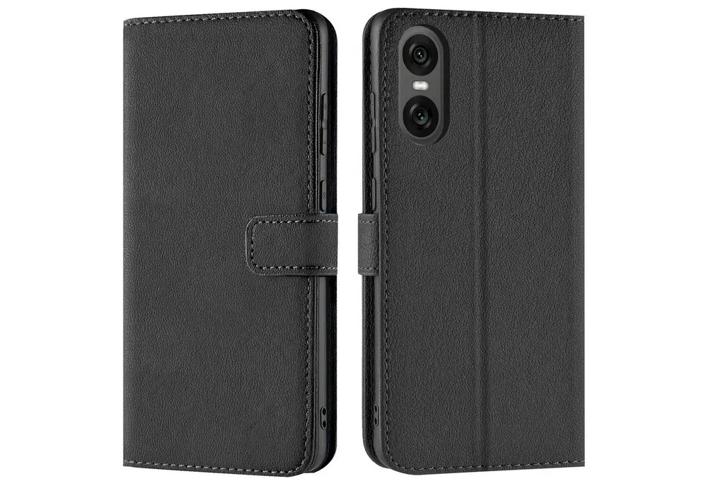 CoolGadget Handyhülle Book Case Handy Tasche für Sony Xperia 10 VI 6,1 Zoll, Hülle Klapphülle Flip Cover für Sony 10 VI 2024 Schutzhülle stoßfest