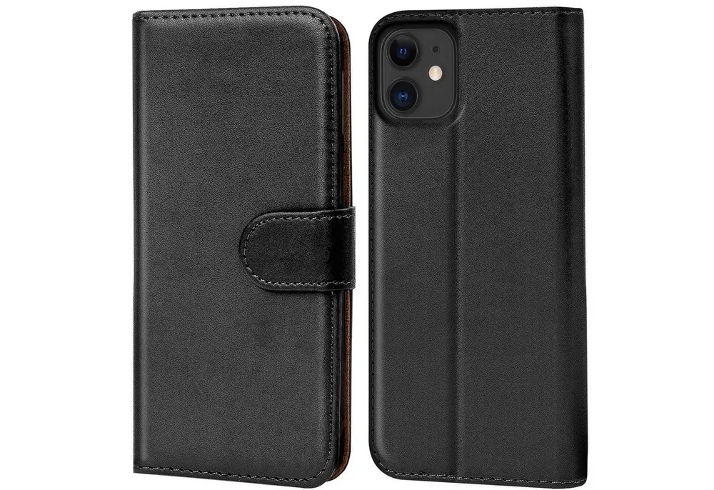 CoolGadget Handyhülle Book Case Handy Tasche für Apple iPhone 11 6,1 Zoll, Hülle Klapphülle Flip Cover für iPhone 11 Schutzhülle stoßfest