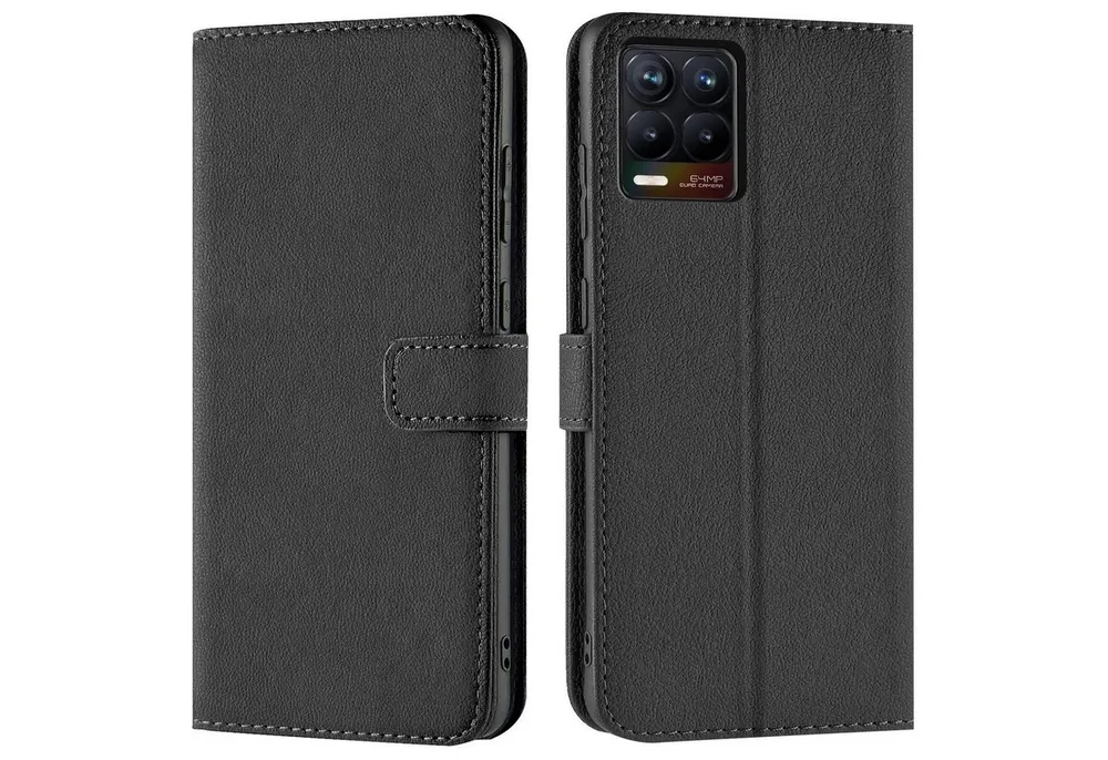CoolGadget Handyhülle Book Case Handy Tasche für Realme 8 / 8 Pro 6,4 Zoll, Hülle Klapphülle Cover für Realme 8, Realme 8 Pro Schutzhülle stoßfest
