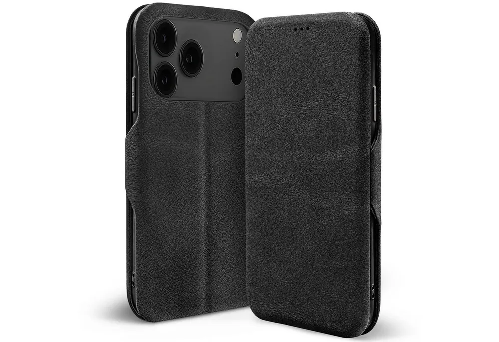 CoolGadget Handyhülle Business Premium Hülle Für iPhone 17 Pro 6,3 Zoll, Handy Tasche mit Kartenfach für Apple iPhone 17 Pro Schutzhülle