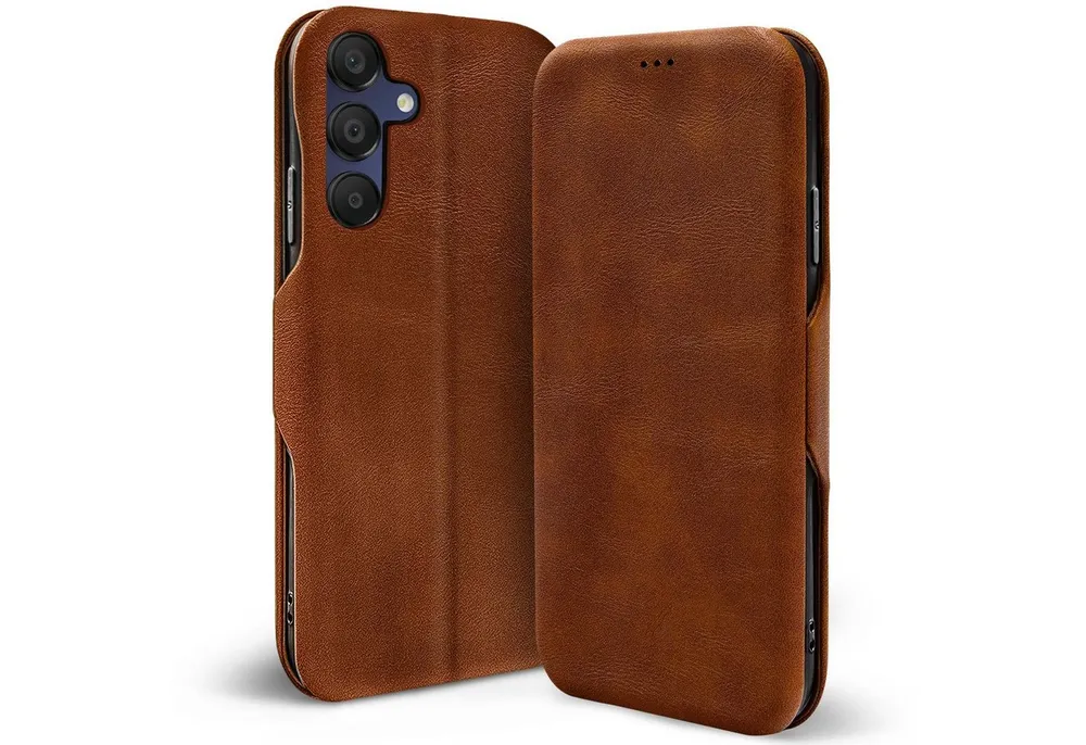 CoolGadget Handyhülle Business Premium Hülle Für Samsung Galaxy A16 5G 6,7 Zoll, Handy Tasche mit Kartenfach für Samsung A16 5G Schutzhülle