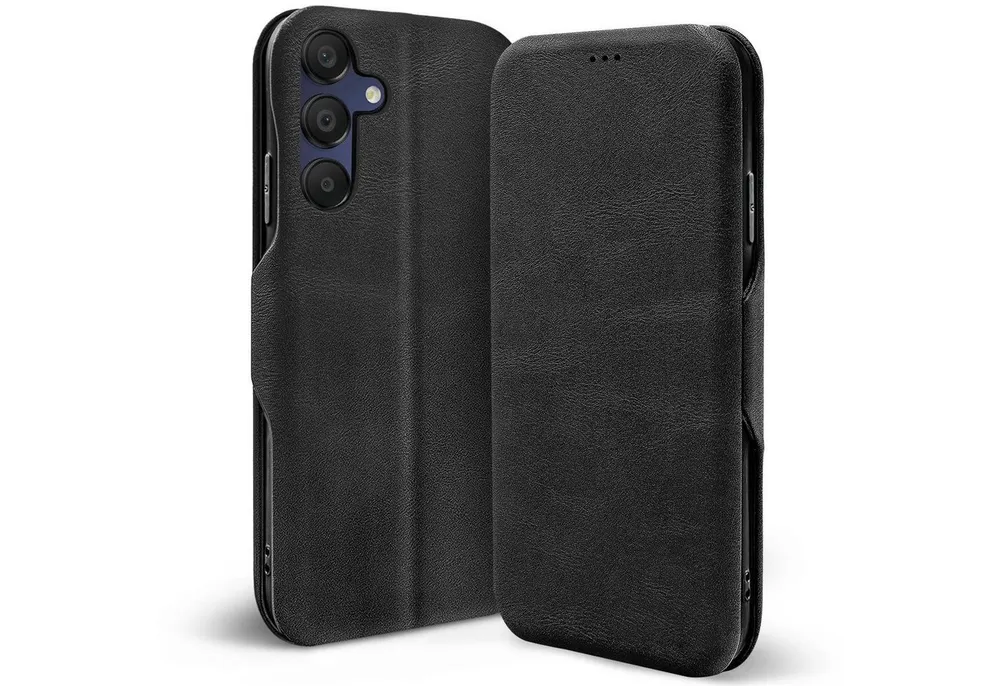 CoolGadget Handyhülle Business Premium Hülle Für Samsung Galaxy A55 5G 6,6 Zoll, Handy Tasche mit Kartenfach für Samsung A55 5G Schutzhülle