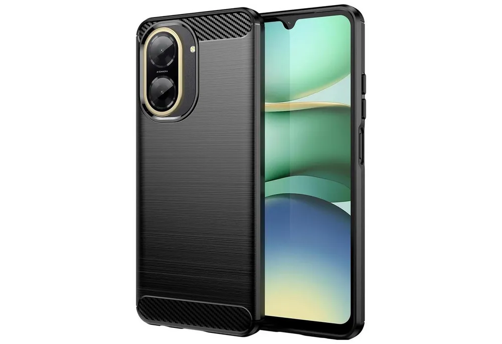 CoolGadget Handyhülle Carbon Handy Hülle für Xiaomi Redmi A5 6,88 Zoll, robuste Telefonhülle Case Schutzhülle für Xiaomi Redmi A5 Hülle