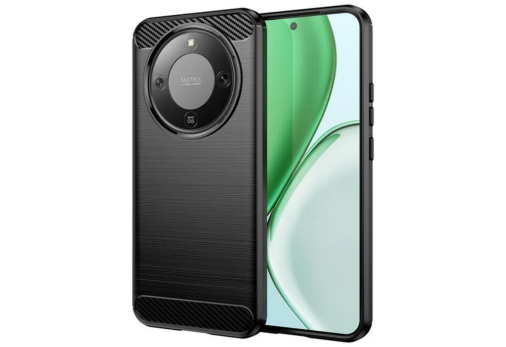 CoolGadget Handyhülle Carbon Handy Hülle für Honor Magic 8 Lite 6,79 Zoll, robuste Telefonhülle Case Schutzhülle für Honor Magic8 Lite Hülle