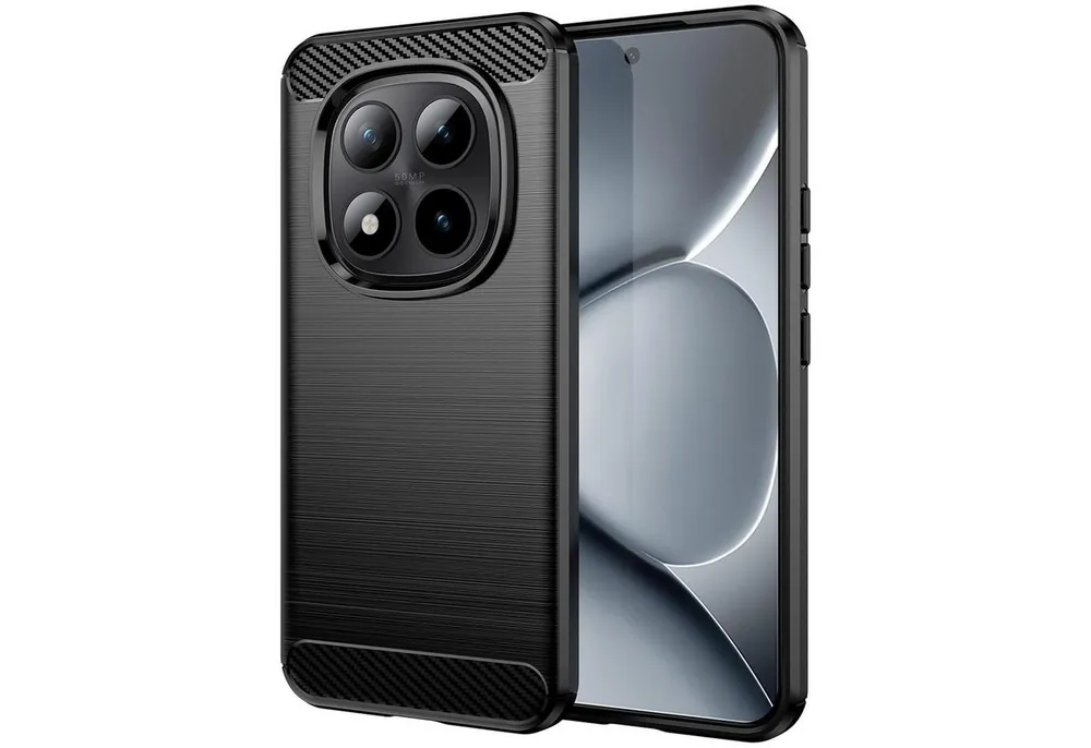 CoolGadget Handyhülle Carbon Handy Hülle für Xiaomi Redmi Note 15 Pro+ 5G 6,83 Zoll, robuste Telefonhülle Schutzhülle für Redmi Note 15 Pro Plus 5G Hülle