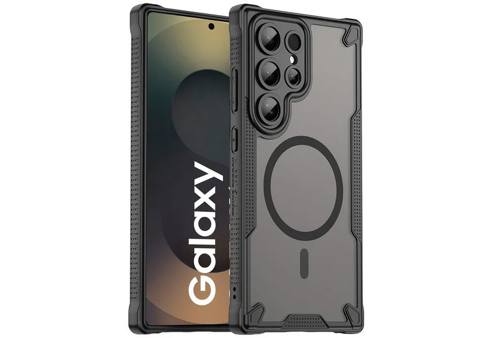CoolGadget Handyhülle Defender Series Handy Hülle für Samsung Galaxy S25 Ultra 6,9 Zoll, Magsafe TPU Schlicht Robust Schutzhülle für Galaxy S25 Ultra Hülle