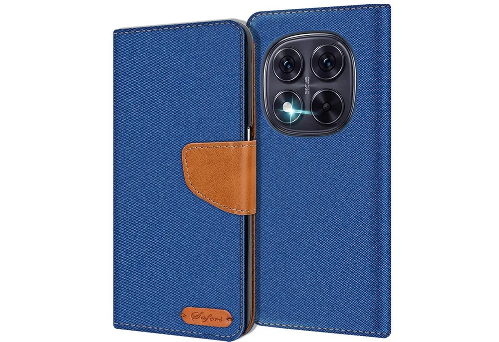 CoolGadget Handyhülle Denim Schutzhülle Flip Case für Xiaomi Redmi Note 15 Pro 4G 6,77 Zoll, Book Cover Handy Tasche Hülle für Redmi Note 15 Pro 4G Klapphülle