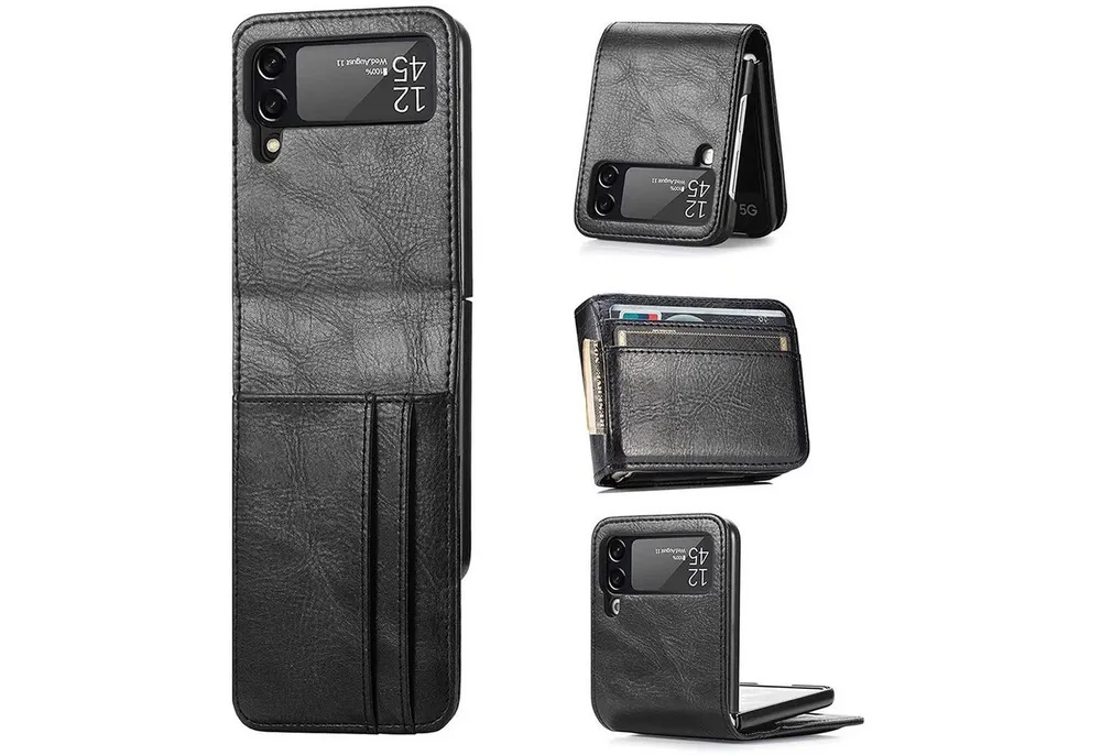 CoolGadget Handyhülle Flip Case Handyhülle für Samsung Galaxy Z Flip 4 6,7 Zoll, Hülle Klapphülle Schutzhülle für Samsung Z Flip 4 5G Flipstyle Cover