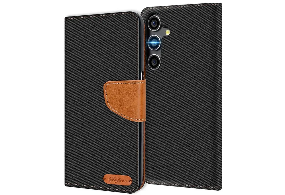 CoolGadget Handyhülle Flip Case Wallet Cover Book Tasche für Samsung Galaxy S24 FE 6,7 Zoll, Handy Tasche mit Kartenfach Book Schutzhülle