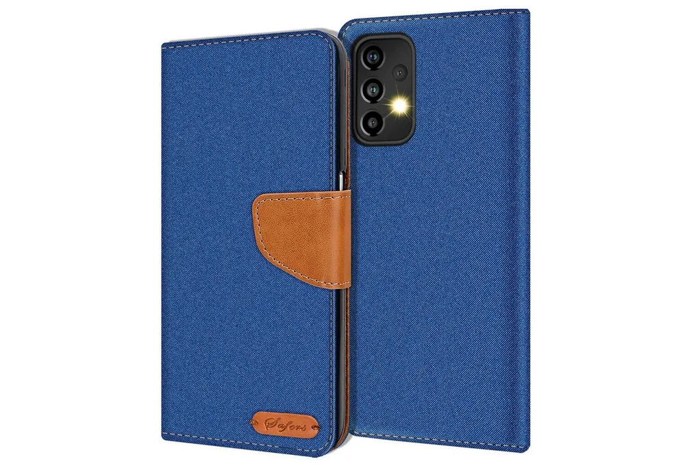 CoolGadget Handyhülle Flip Case Wallet Cover Book Tasche für Samsung Galaxy A23 5G 6,6 Zoll, Handy Tasche mit Kartenfach Book Schutzhülle