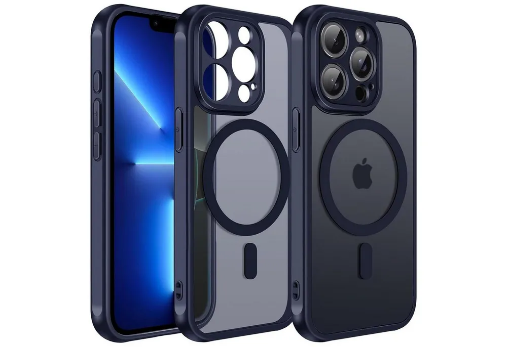 CoolGadget Handyhülle für Apple iPhone 13 Pro Max 6,7 Zoll, Kamera Schutz Hülle Silikon Hard Case Schutzhülle für Magsafe Zubehör