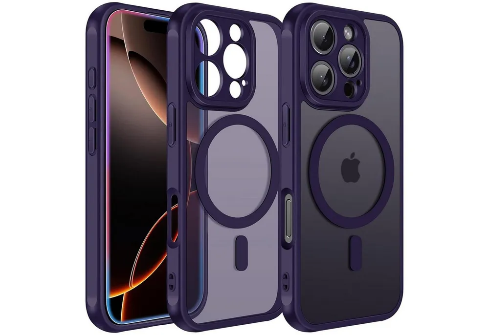 CoolGadget Handyhülle für Apple iPhone 16 Pro Max 6,9 Zoll, Kamera Schutz Hülle Silikon Hard Case Schutzhülle für Magsafe Zubehör