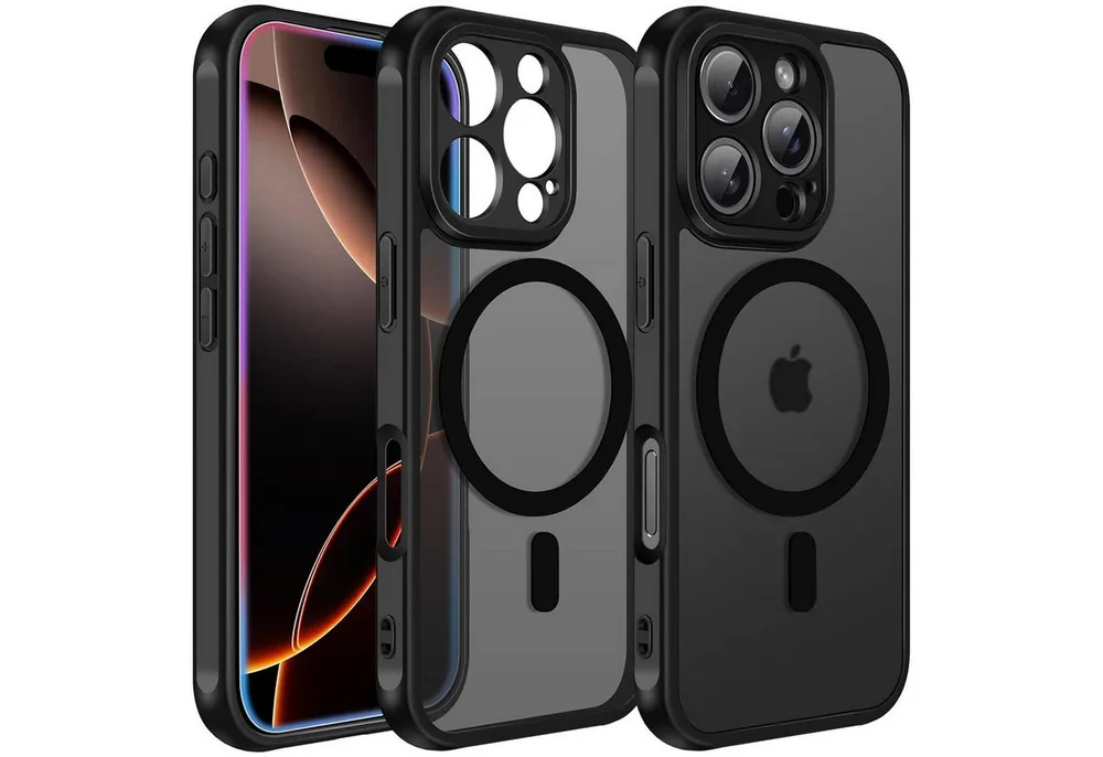 CoolGadget Handyhülle für Apple iPhone 16 Pro Max 6,9 Zoll, Kamera Schutz Hülle Silikon Hard Case Schutzhülle für Magsafe Zubehör