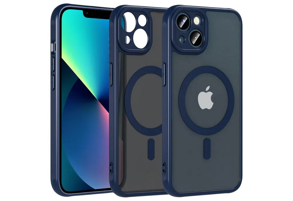 CoolGadget Handyhülle für Apple iPhone 13 6,1 Zoll, Kamera Schutz Hülle Silikon Hard Case Schutzhülle für Magsafe Zubehör