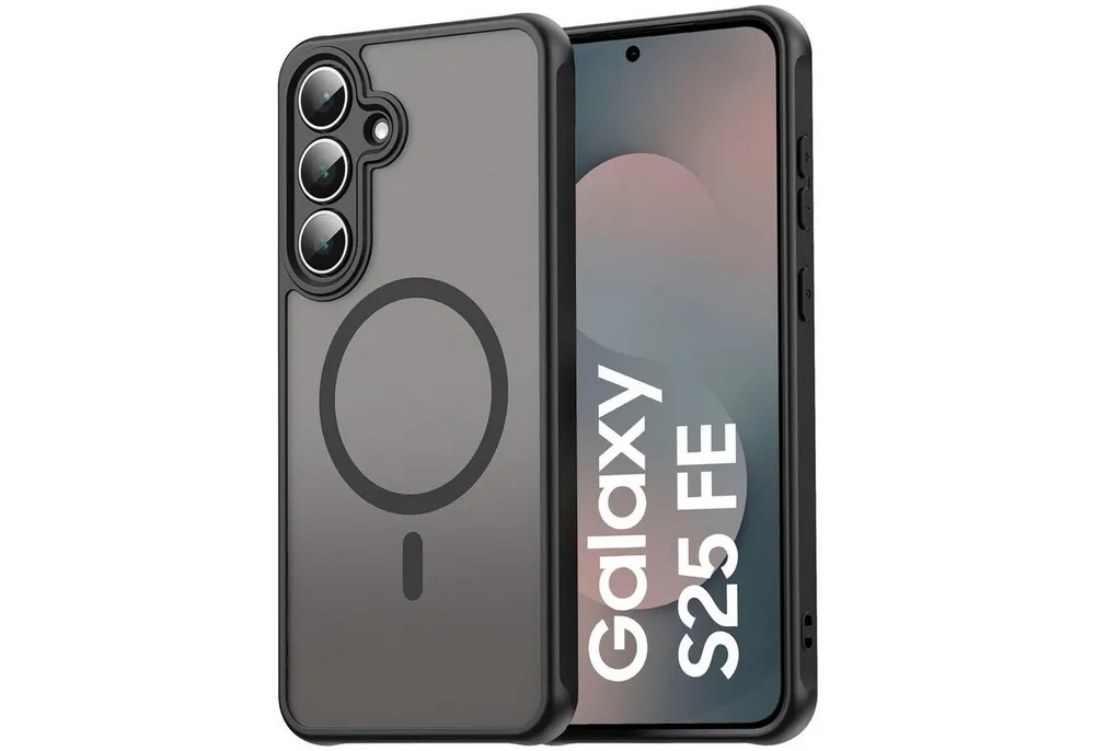 CoolGadget Handyhülle für Samsung Galaxy S25 FE, Kamera Schutz Hülle Silikon Hard Case Schutzhülle für Magsafe Zubehör