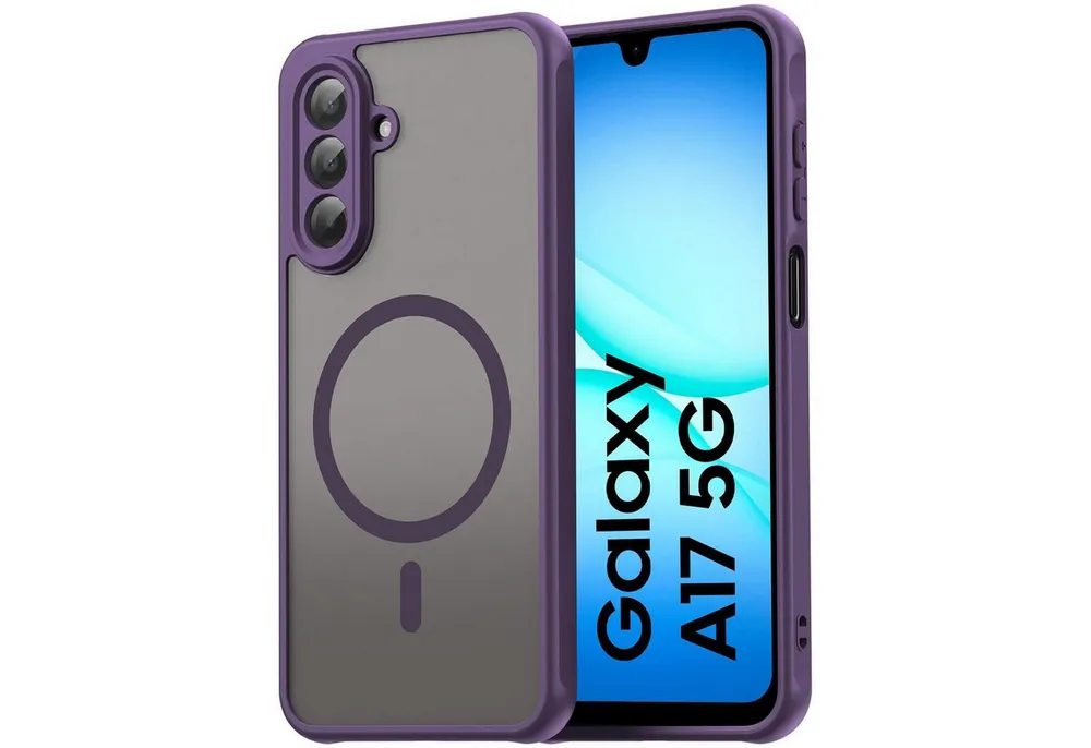 CoolGadget Handyhülle für Samsung Galaxy A17 5G, Kamera Schutz Hülle Silikon Hard Case Schutzhülle für Magsafe Zubehör