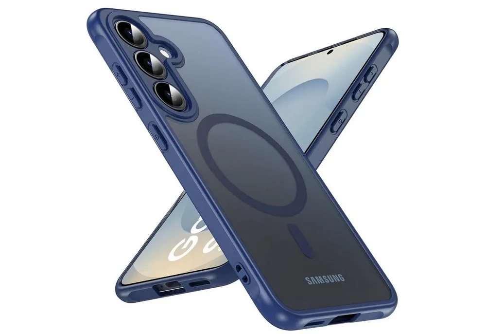 CoolGadget Handyhülle für Samsung Galaxy S25 6,1 Zoll, Kamera Schutz Hülle Silikon Hard Case Schutzhülle für Magsafe Zubehör