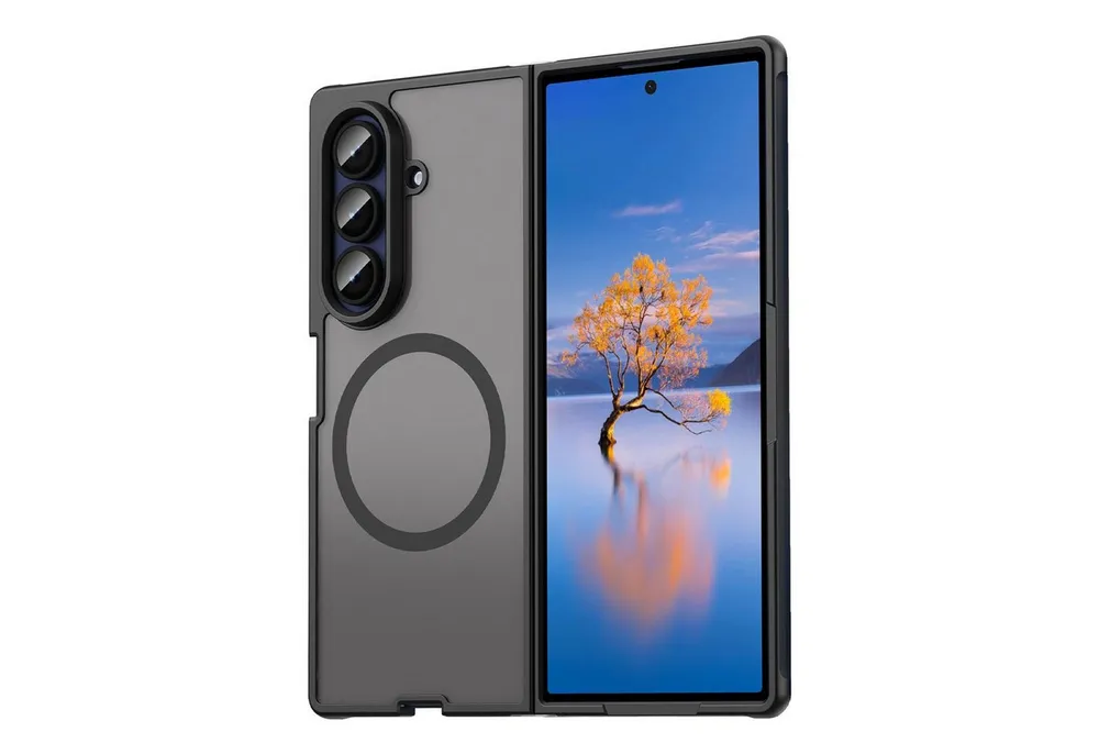 CoolGadget Handyhülle für Samsung Galaxy Z Fold 7, Kamera Schutz Hülle Silikon Hard Case Schutzhülle für Magsafe Zubehör