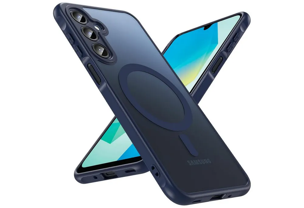 CoolGadget Handyhülle für Samsung Galaxy A16 5G 6,5 Zoll, Kamera Schutz Hülle Silikon Hard Case Schutzhülle für Magsafe Zubehör