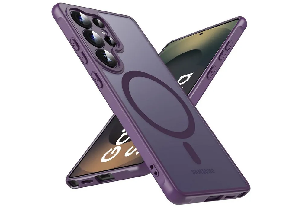 CoolGadget Handyhülle für Samsung Galaxy S25 Ultra 6,8 Zoll, Kamera Schutz Hülle Silikon Hard Case Schutzhülle für Magsafe Zubehör