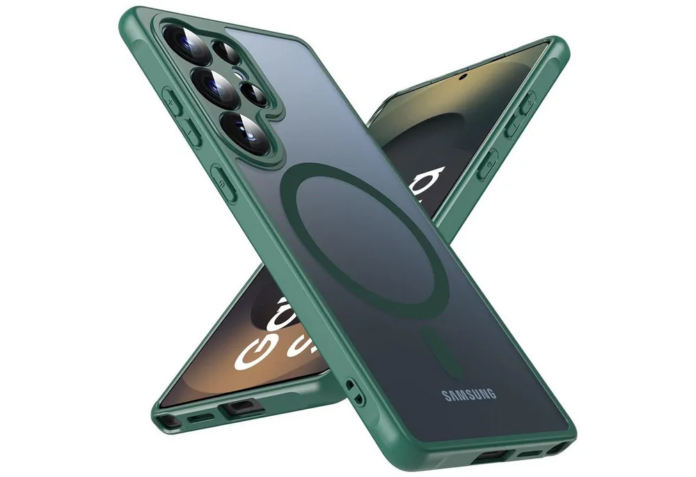 CoolGadget Handyhülle für Samsung Galaxy S25 Ultra 6,8 Zoll, Kamera Schutz Hülle Silikon Hard Case Schutzhülle für Magsafe Zubehör