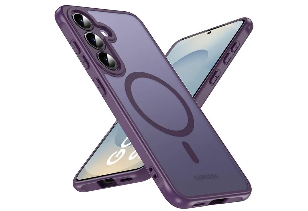 CoolGadget Handyhülle für Samsung Galaxy S25 Plus 6,7 Zoll, Kamera Schutz Hülle Silikon Hard Case Schutzhülle für Magsafe Zubehör