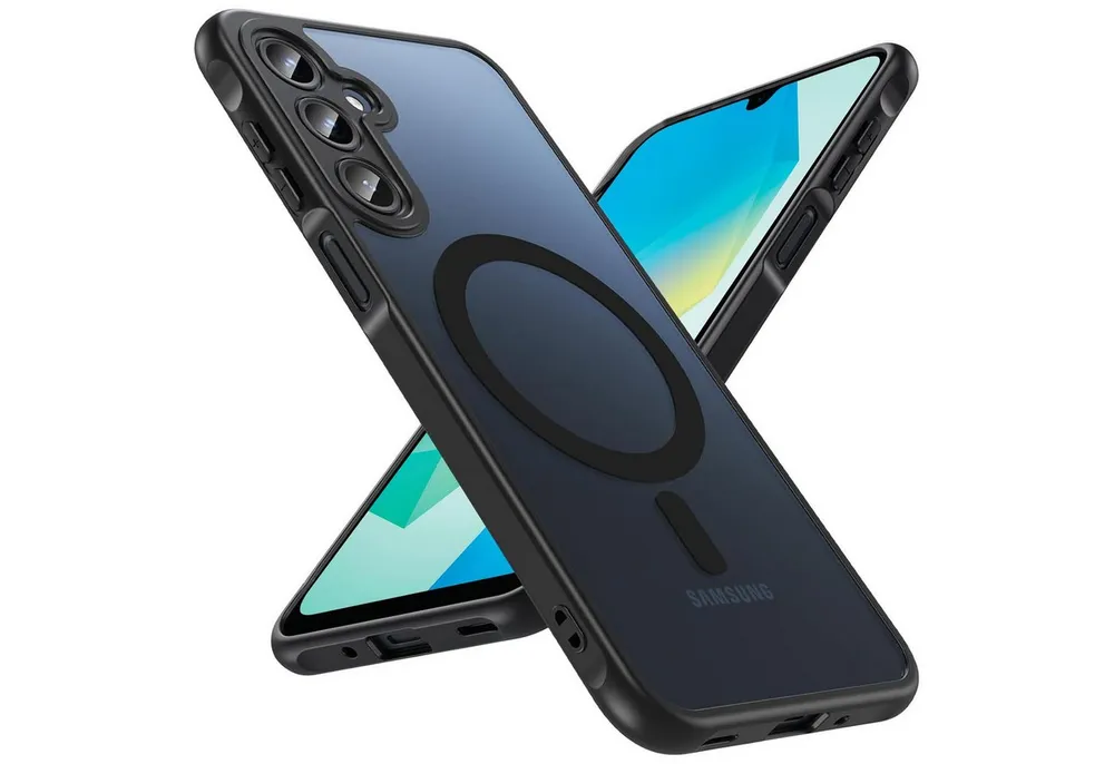 CoolGadget Handyhülle für Samsung Galaxy A16 5G 6,5 Zoll, Kamera Schutz Hülle Silikon Hard Case Schutzhülle für Magsafe Zubehör