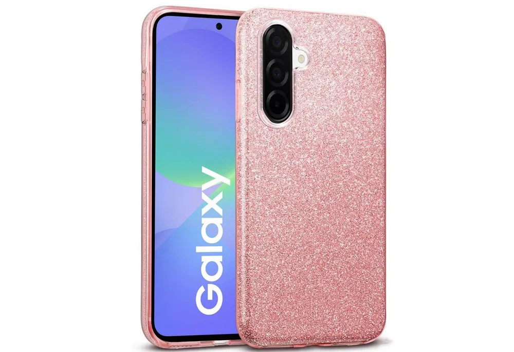 CoolGadget Handyhülle Glitzer Glamour Hülle für Samsung Galaxy A56 5G 6,7 Zoll, Slim Case mit Glossy Effect Schutzhülle für Samsung A56 5G Hülle