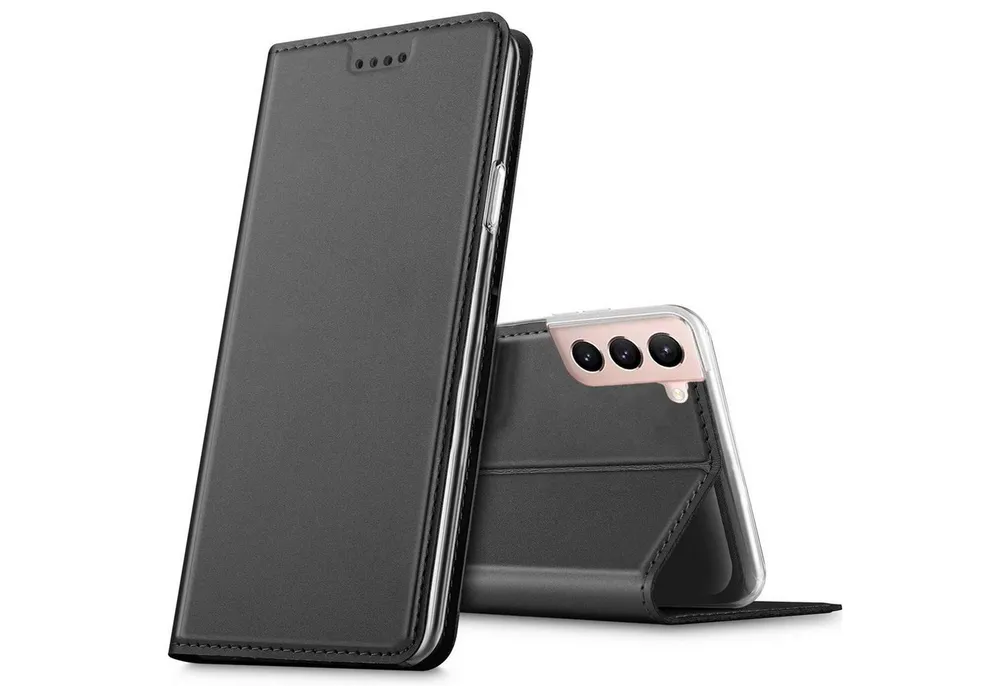 CoolGadget Handyhülle Klapptasche Wallet Kartenfach für Samsung Galaxy S22 6,1 Zoll, Ultra Slim Flip Case Hülle Klapphülle Cover Schutzhülle
