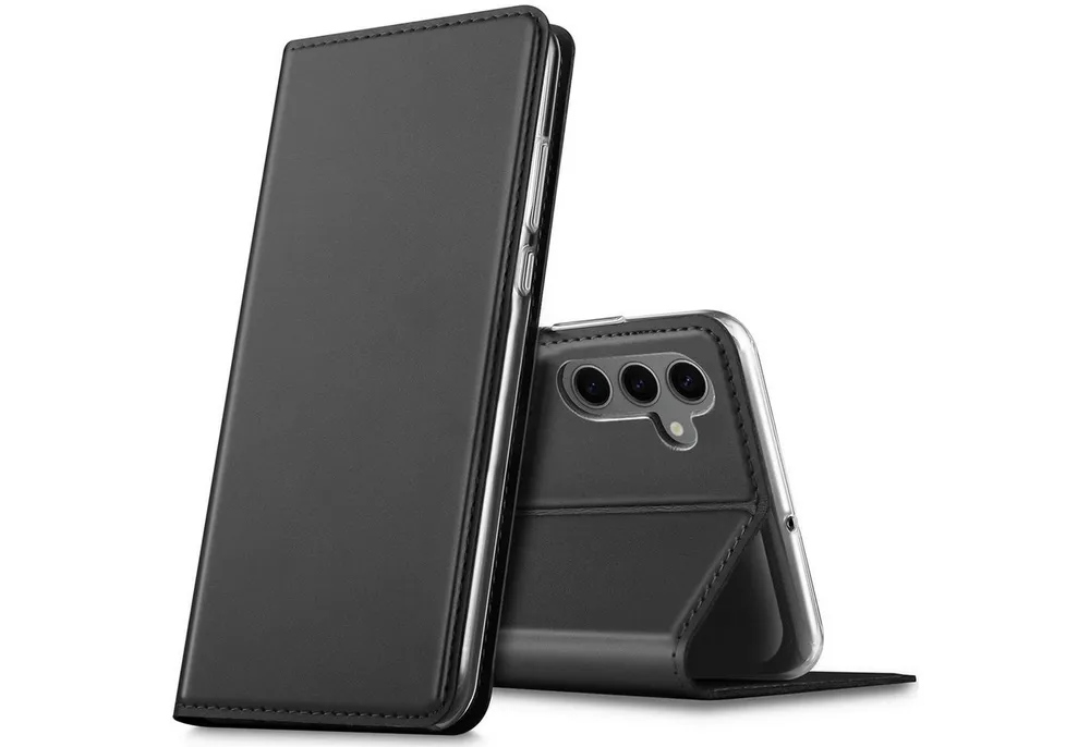 CoolGadget Handyhülle Klapptasche Wallet Kartenfach für Samsung Galaxy S24 6,2 Zoll, Ultra Slim Flip Case Hülle Klapphülle Cover Schutzhülle