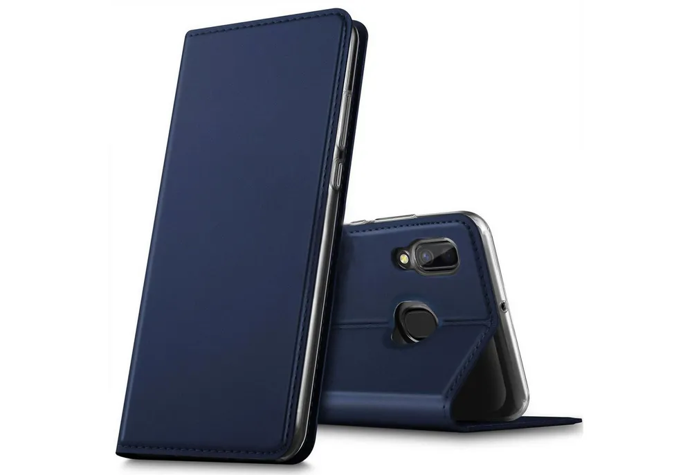 CoolGadget Handyhülle Klapptasche Wallet Kartenfach für Samsung Galaxy A40 5,9 Zoll, Ultra Slim Flip Case Hülle Klapphülle Cover Schutzhülle