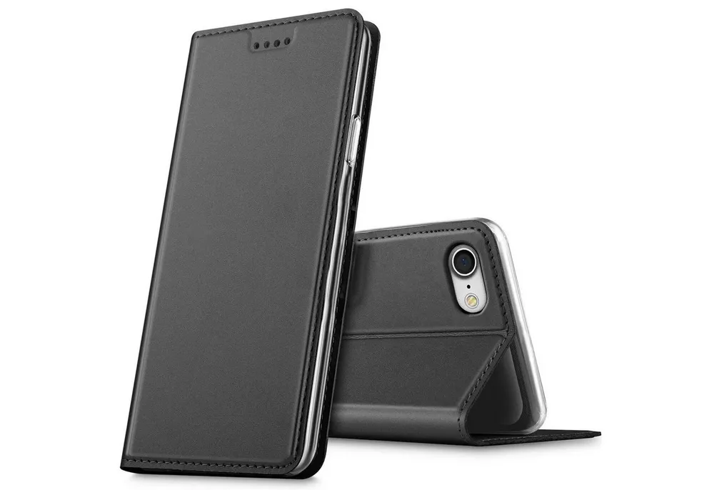 CoolGadget Handyhülle Magnet Case Handy Tasche für iPhone 7 / 8 / SE 2 / SE 3 4,7 Zoll, Hülle Klapphülle Ultra Slim Cover für iPhone SE 2020 2022 Schutzhülle