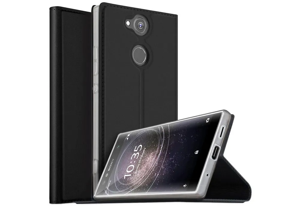 CoolGadget Handyhülle Magnet Case Handy Tasche für Sony Xperia XA2 5,2 Zoll, Hülle Klapphülle Ultra Slim Flip Cover für Sony XA2 Schutzhülle