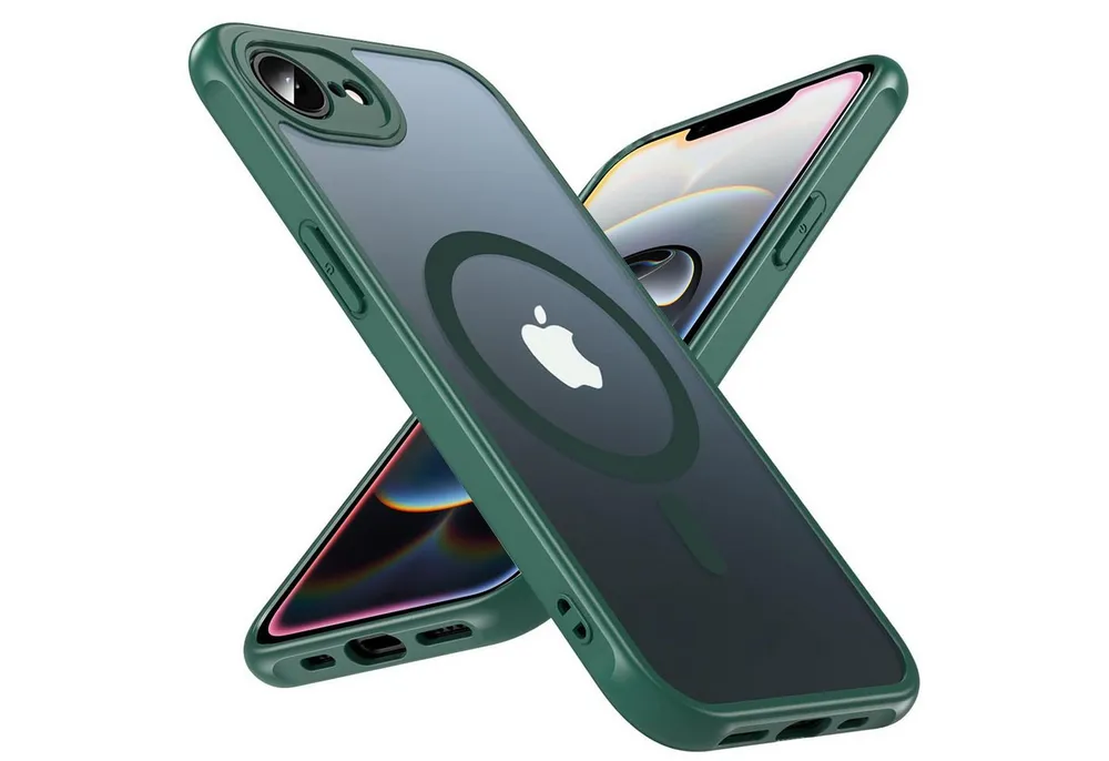 CoolGadget Handyhülle Magnet-Hülle für iPhone 17e / iPhone 16e Schutzhülle magnetisch 6,1 Zoll, Hülle Matt Stoßfest kompatibel mit Magsafe Zubehör Kameraschutz Case