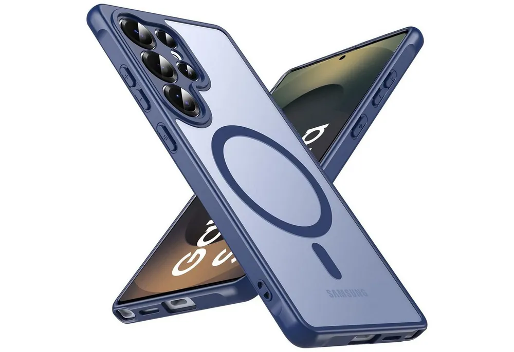 CoolGadget Handyhülle Magnet-Hülle für Samsung Galaxy S25 Ultra Schutzhülle magnetisch 6,9 Zoll, Hülle Matt Stoßfest kompatibel mit QI-Laden Zubehör Kameraschutz Case