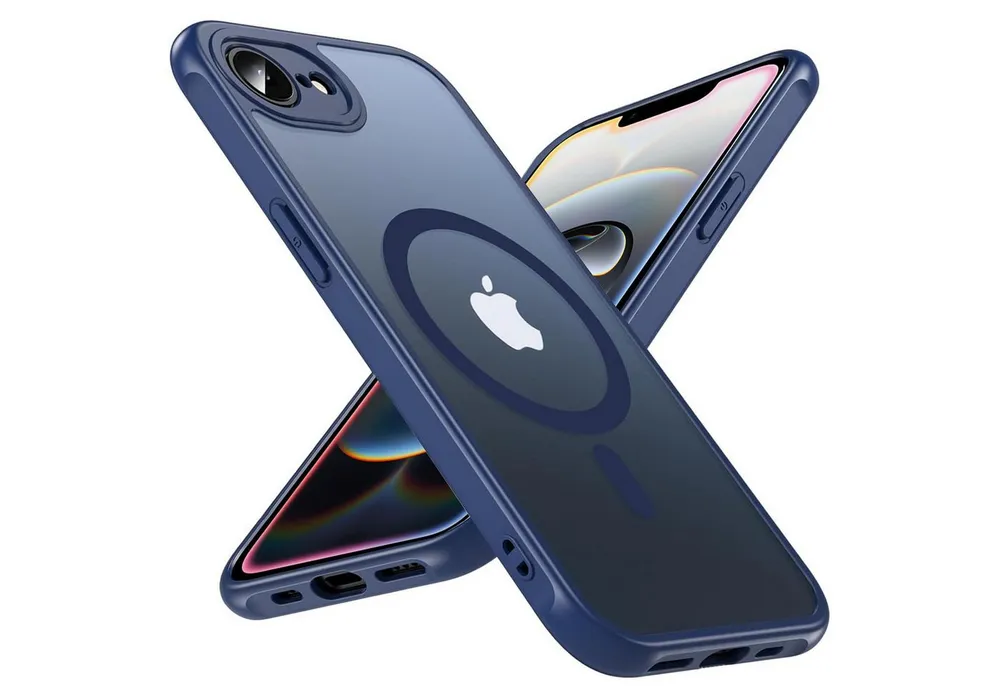 CoolGadget Handyhülle Magnet-Hülle für iPhone 17e / iPhone 16e Schutzhülle magnetisch 6,1 Zoll, Hülle Matt Stoßfest kompatibel mit Magsafe Zubehör Kameraschutz Case