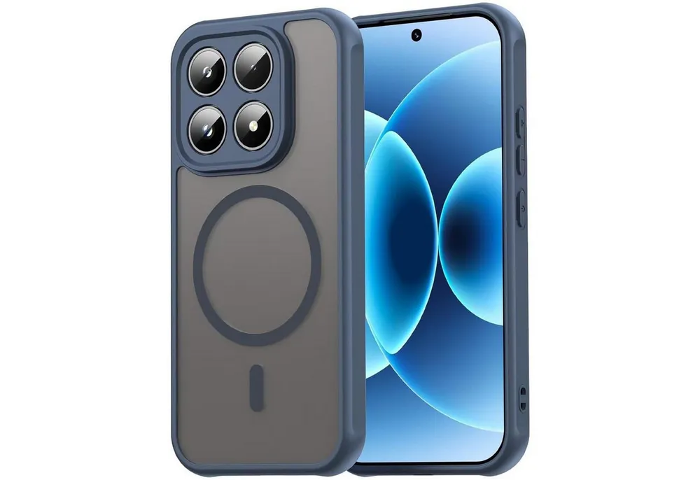 CoolGadget Handyhülle Magnet-Hülle für Xiaomi 17 Schutzhülle magnetisch 6,3 Zoll, Hülle Matt Stoßfest kompatibel mit QI-Laden Zubehör Kameraschutz Case