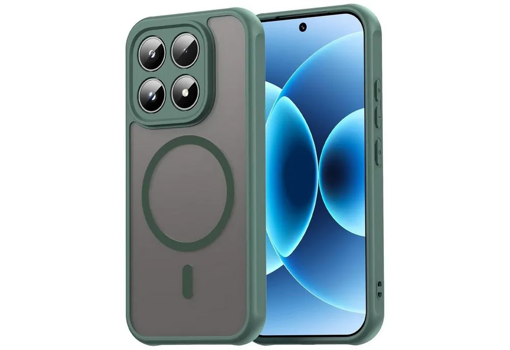 CoolGadget Handyhülle Magnet-Hülle für Xiaomi 17 Schutzhülle magnetisch 6,3 Zoll, Hülle Matt Stoßfest kompatibel mit QI-Laden Zubehör Kameraschutz Case