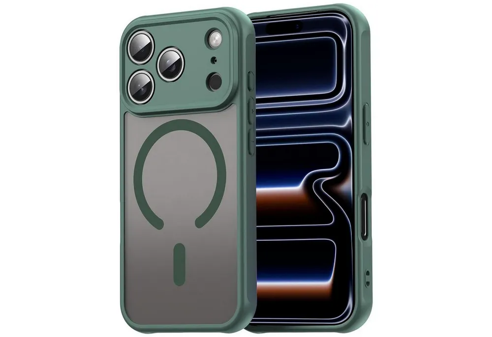 CoolGadget Handyhülle Magnet-Hülle für iPhone 17 Pro Max Schutzhülle magnetisch 6,9 Zoll, Hülle Matt Stoßfest kompatibel mit Magsafe Zubehör Kameraschutz Case