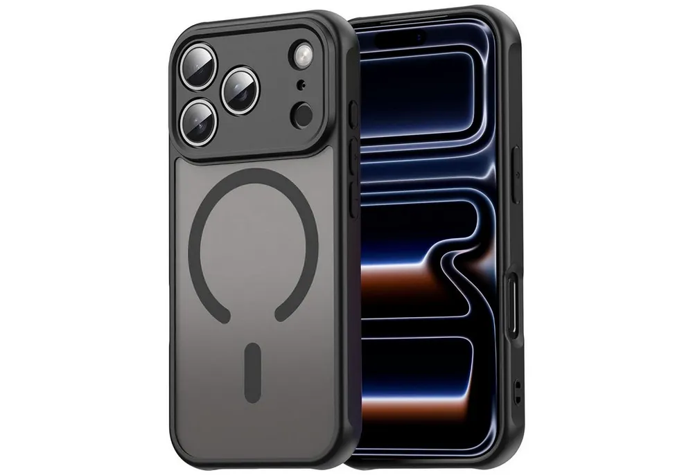 CoolGadget Handyhülle Magnet-Hülle für iPhone 17 Pro Schutzhülle magnetisch 6,3 Zoll, Hülle Matt Stoßfest kompatibel mit Magsafe Zubehör Kameraschutz Case