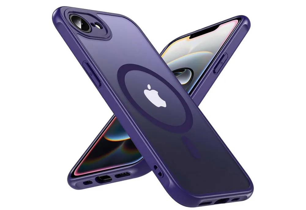 CoolGadget Handyhülle Magnet-Hülle für iPhone 17e / iPhone 16e Schutzhülle magnetisch 6,1 Zoll, Hülle Matt Stoßfest kompatibel mit Magsafe Zubehör Kameraschutz Case